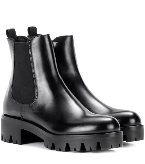 all black Prada boots